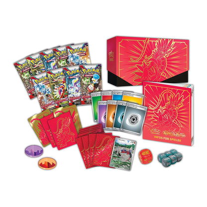 Pokémon Top-Trainer Box Karmesin & Purpur Koraidon- Deutsch