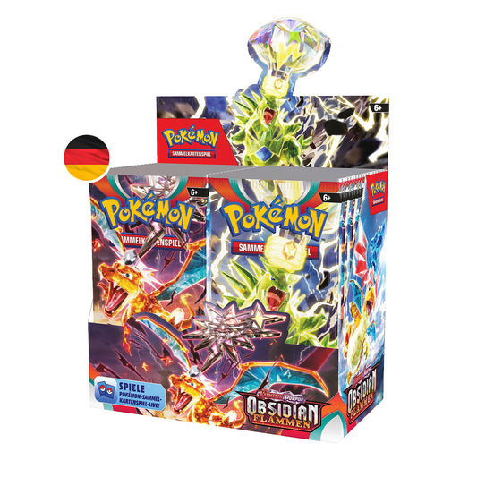 Pokémon Obsidian Flammen Display 36 Booster - Deutsch