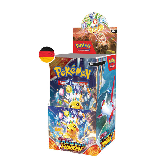 Pokémon Stürmische Funken Display 18 Booster - Deutsch